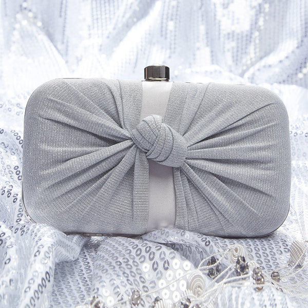 Silver grey clutch cheap bag